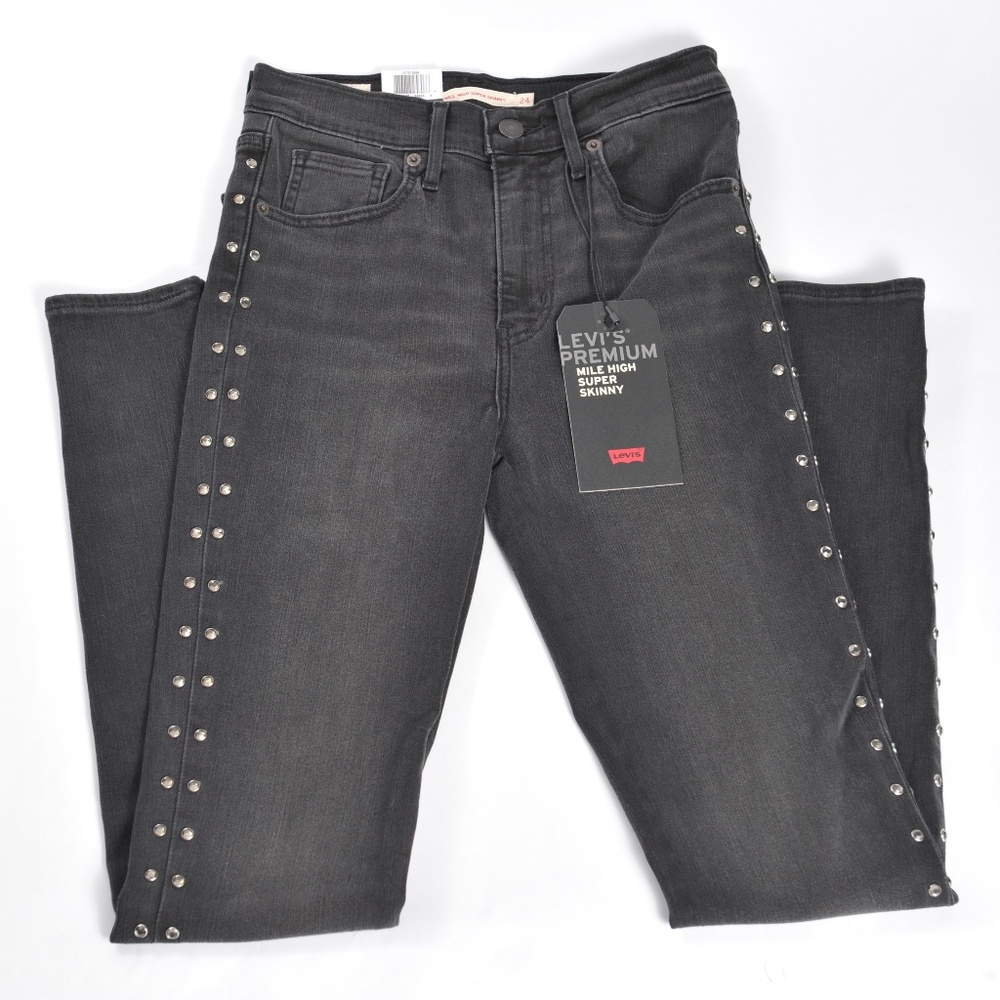 LEVIS SIZE 24 X 30 HIGH MILES SUPER SKINNY JEANS
